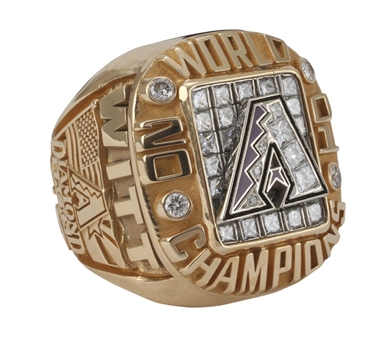 2001 Arizona Diamondbacks World Championship Players Ring - Bobby Witt (M.O.D./Diamondbacks LOA- Additional Player Ring)